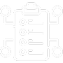 Flowchart diagram with text boxes and arrows on a white background